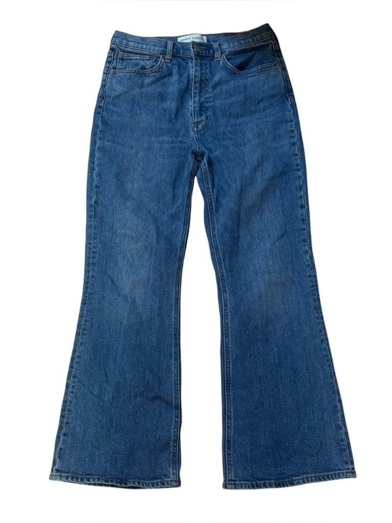 Denim Forum Denim - Denim Forum The Twiggy High Rise Flare Jeans Blue Size 28